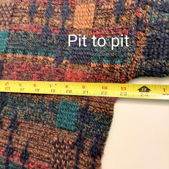 Vtg Maglificio Colorweave Sweater Mens M Wool Mohair Italy Pullover - Picture 6 of 10